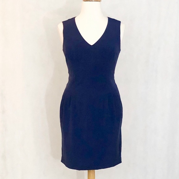 Vince Camuto Dresses & Skirts - Vince Camuto Navy Sleeveless V-Neck Dress